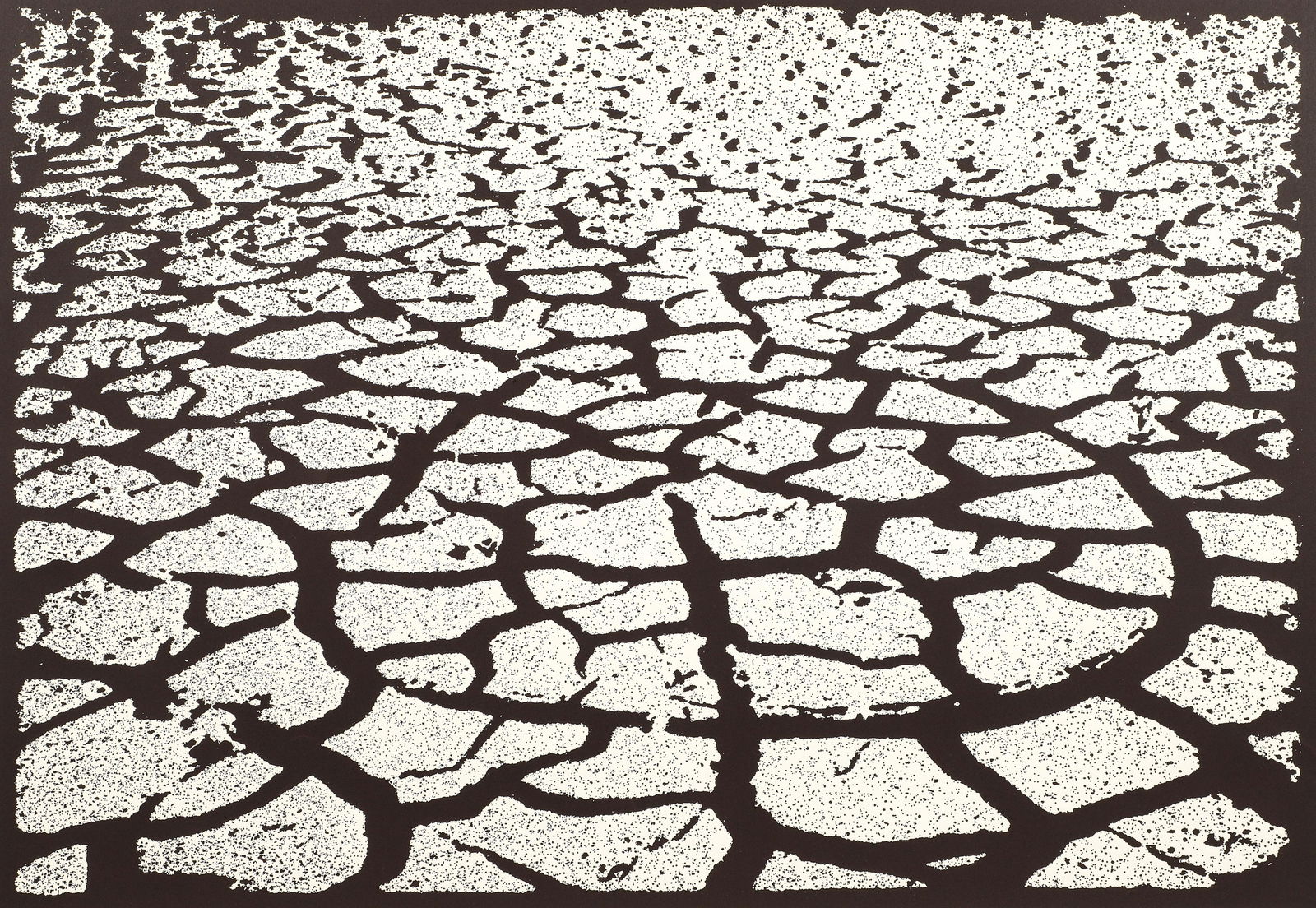 Menashe Kadishman Black Cracked Earth Etching (1 of 5)