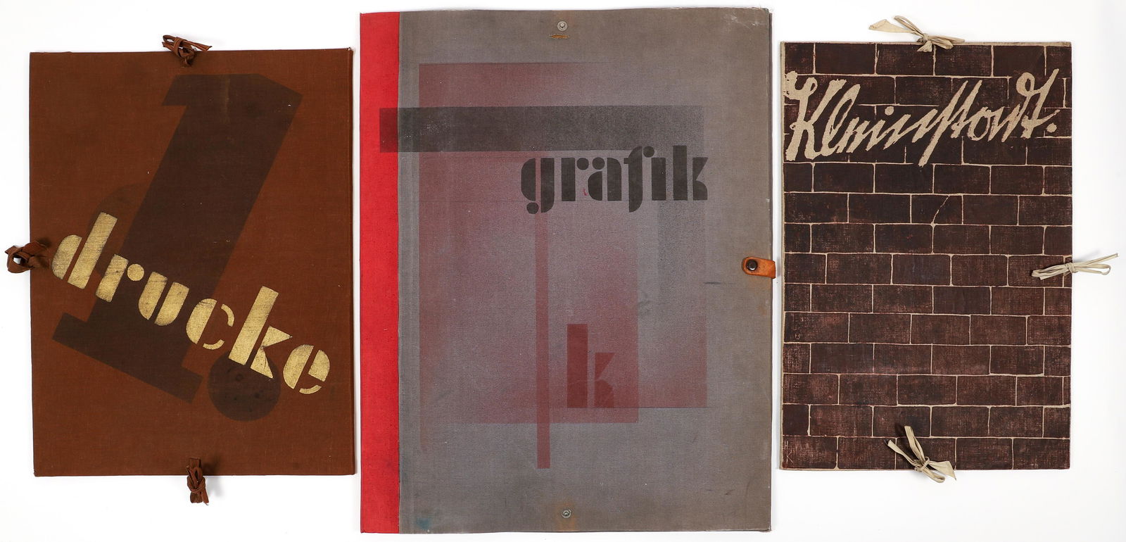 Hanns Kralik Group of 3 Decorated Artist Portfolios (1 of 8)