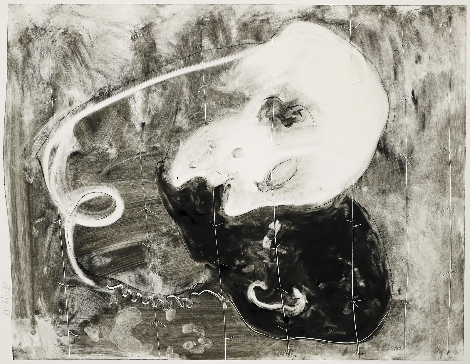 Sam Messer color monotype 1988 W-10 (1 of 4)