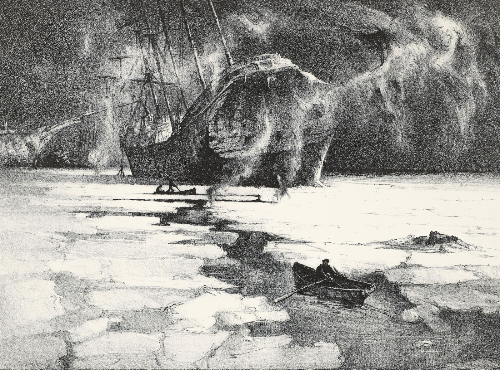 John Noble Mortara Genova Signed Lithograph 1948 AAA (1 of 4)