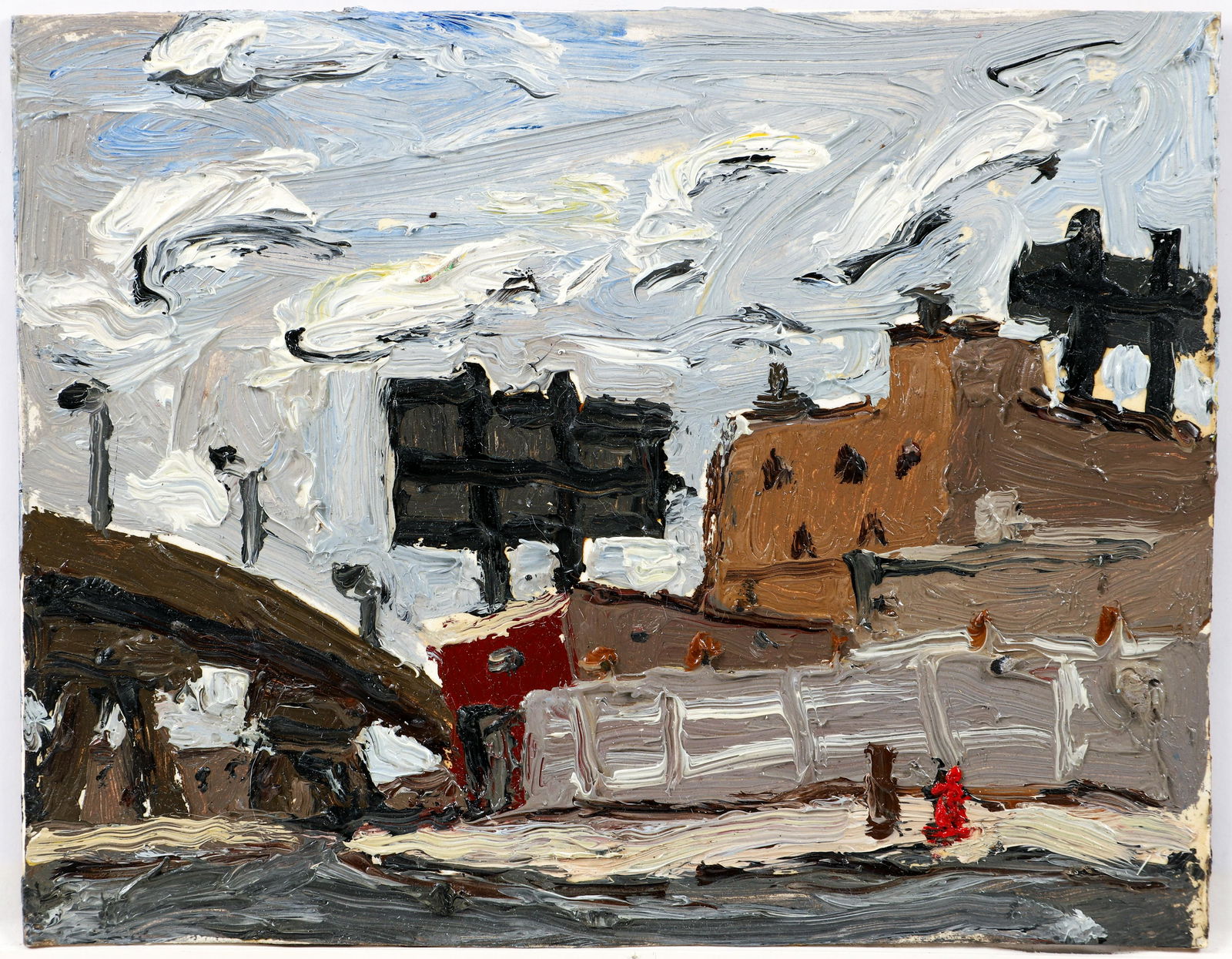 Arnold Sharrad Oil Ptg Red Hook Brooklyn 2008 (1 of 2)