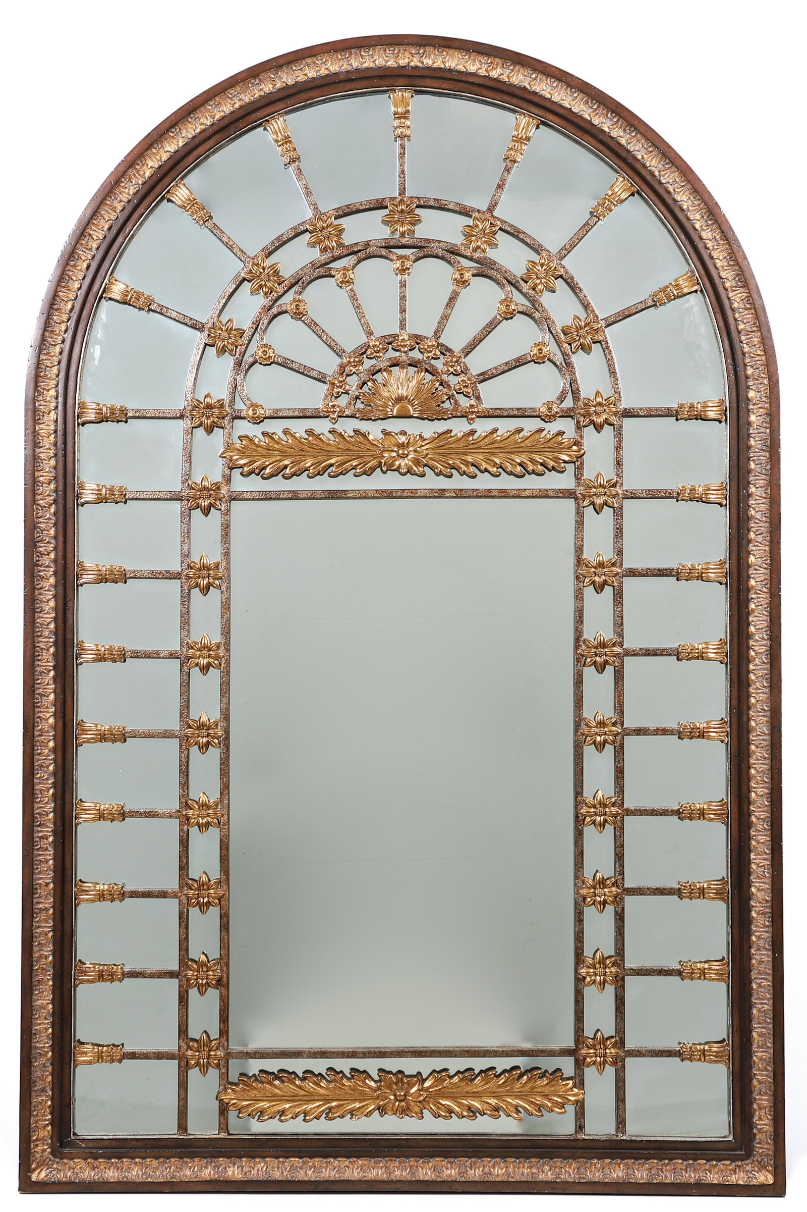 Maitland Smith bronze garden Gate Mirror (1 of 3)