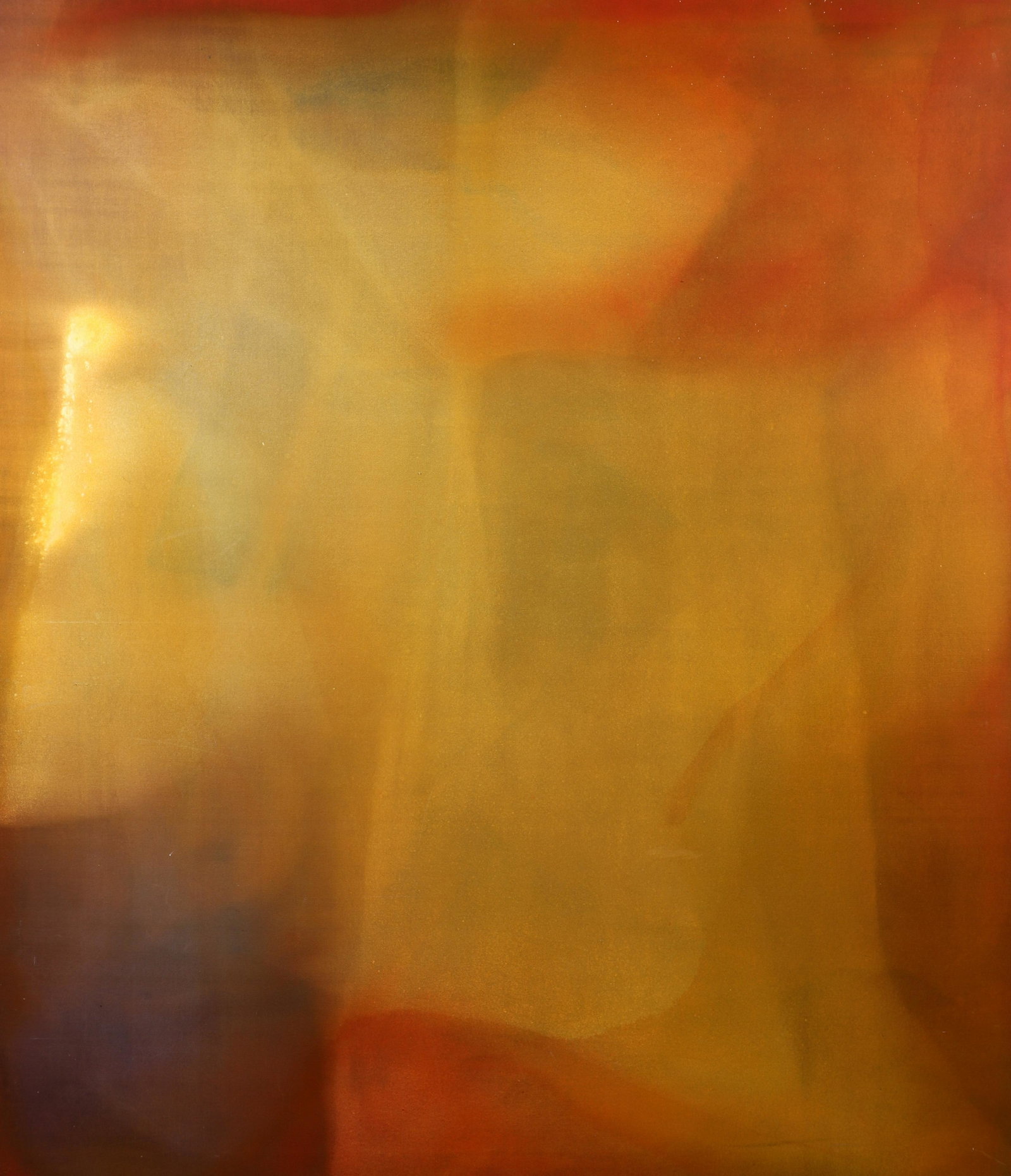Willem De Looper 1970 poured painting Sun Dance (1 of 5)