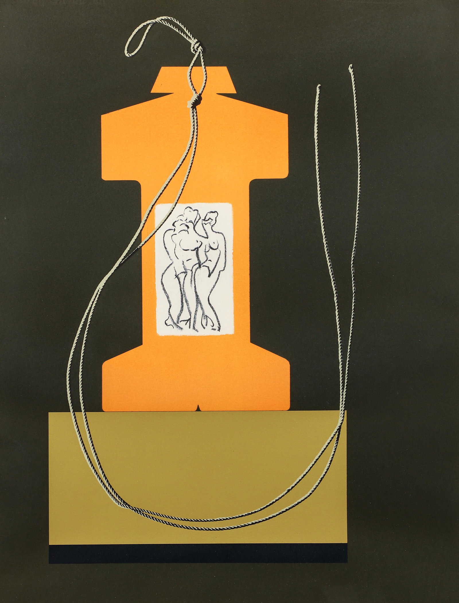 Man Ray 1968 orig litho Monument III (1 of 6)