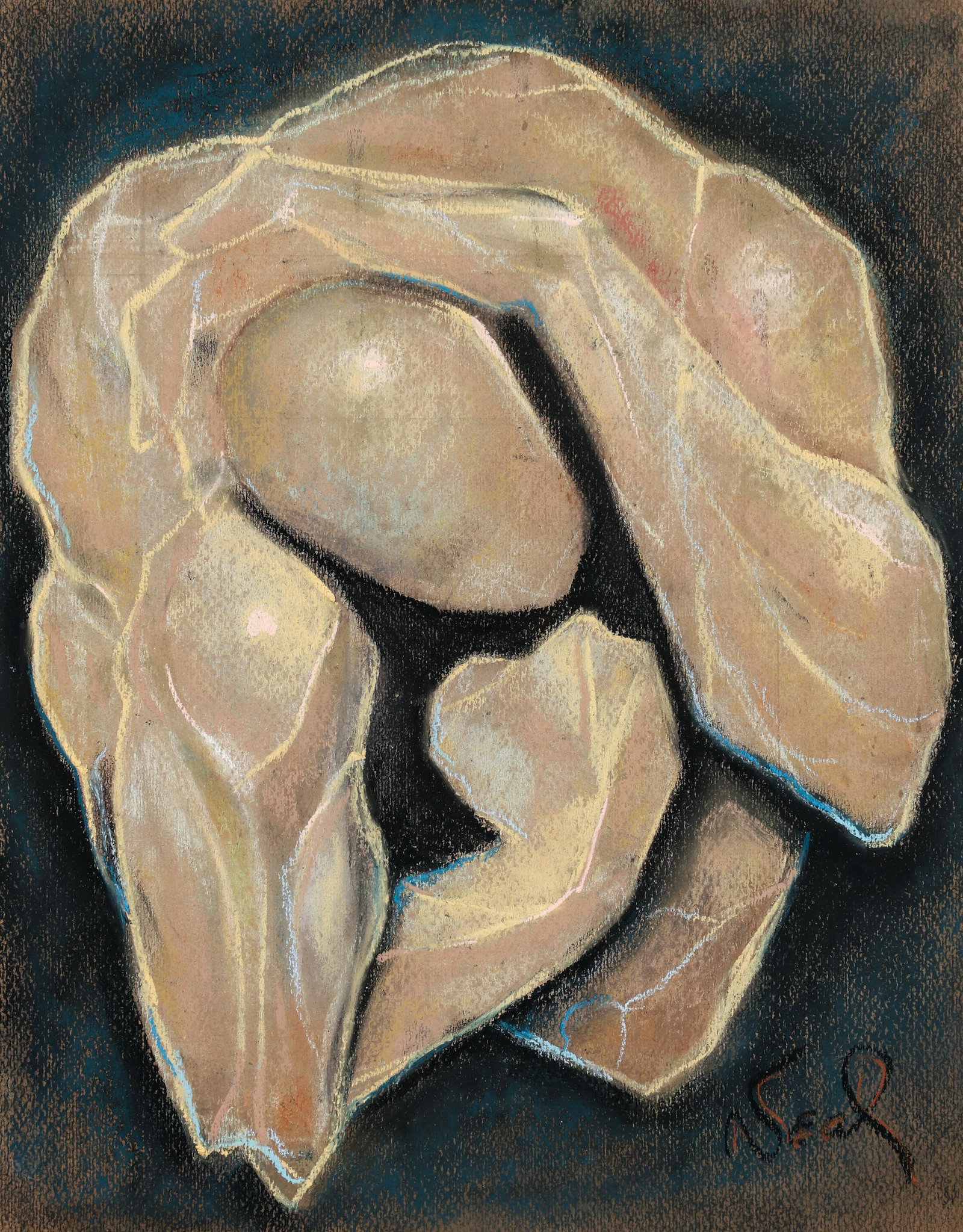 Harold Neal Taut Figure Study Pastel (1 of 4)