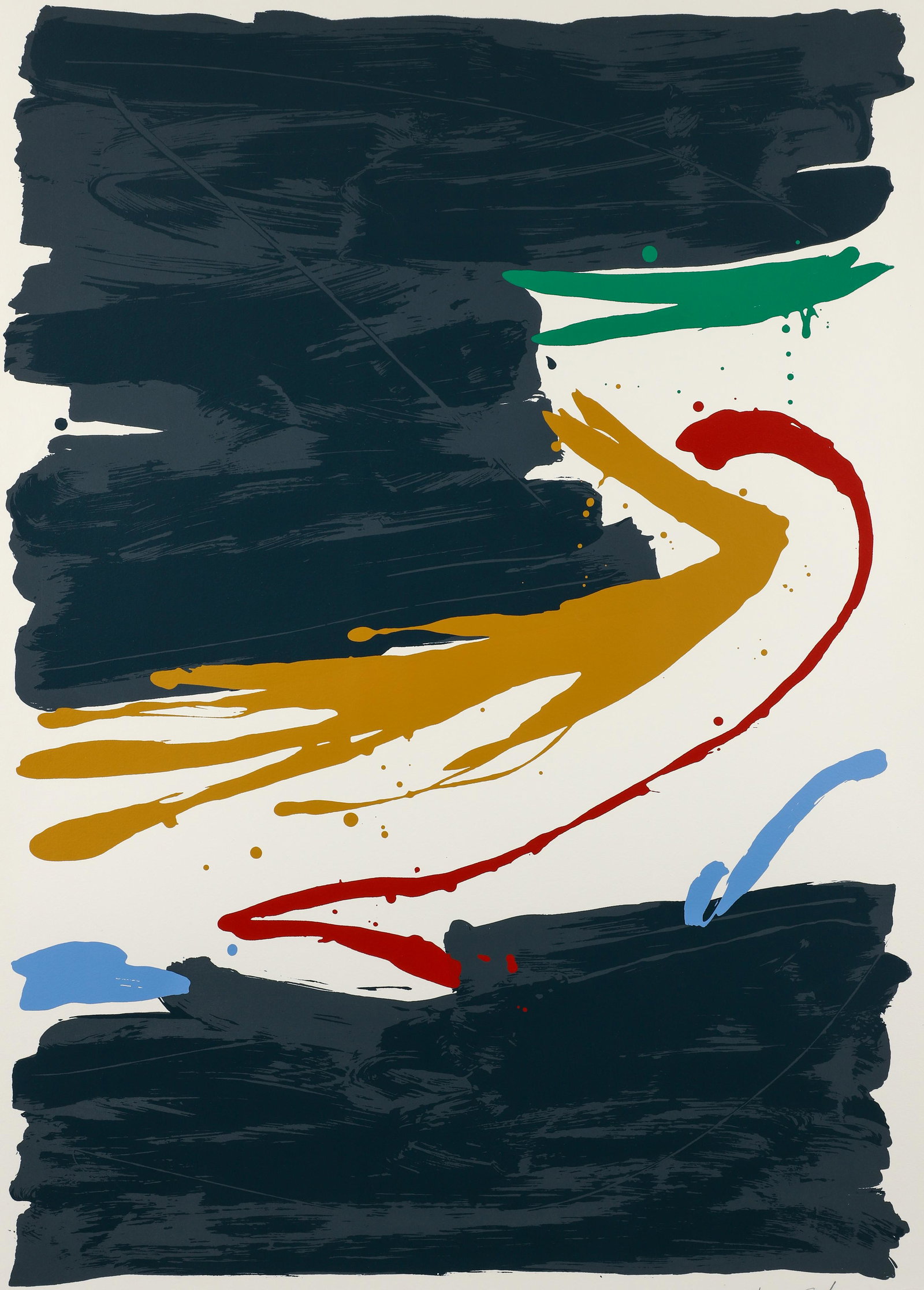 Kikuo Saito Abstract Kurara Screenprint Signed (1 of 5)