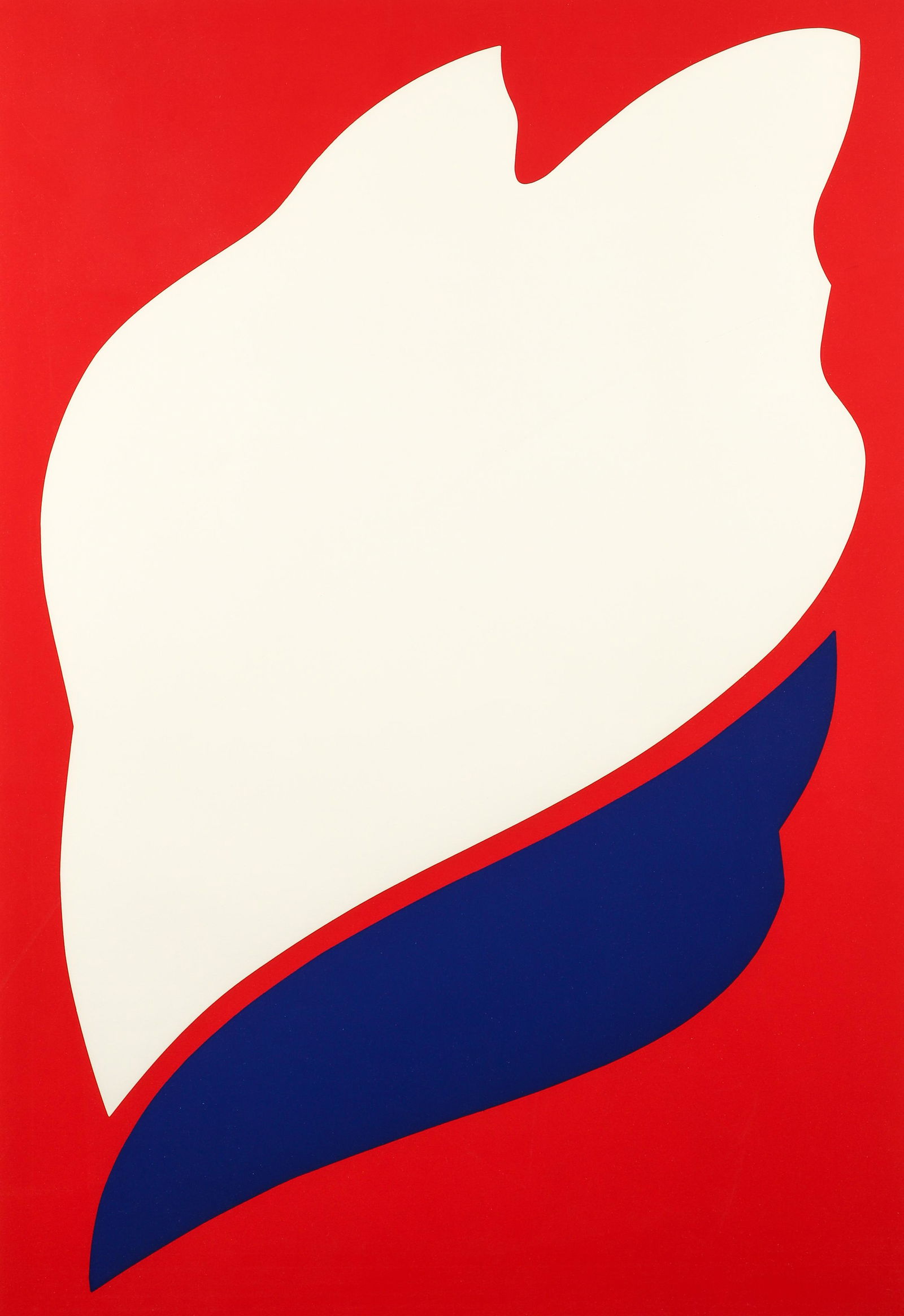 Jack Youngerman 1972 serigraph Peace: Youngerman, Jack (American 1926-2020), Peace (from Peace Portfolio), 1972, serigraph printed in colors, 33 x 23 inches, pencil signed and numbered 89/150, framed in a maple wood frame measuring 44 x 3