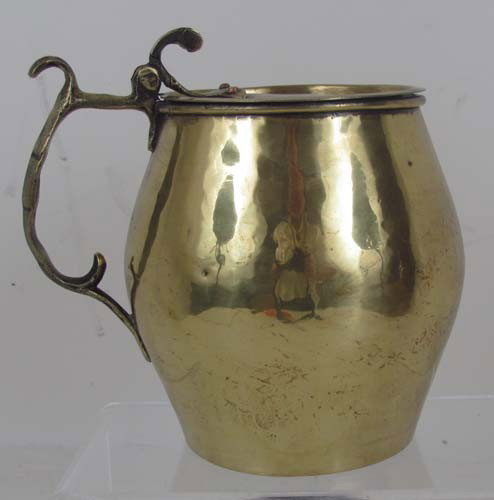 Russian Brass lidded Tankard - 3