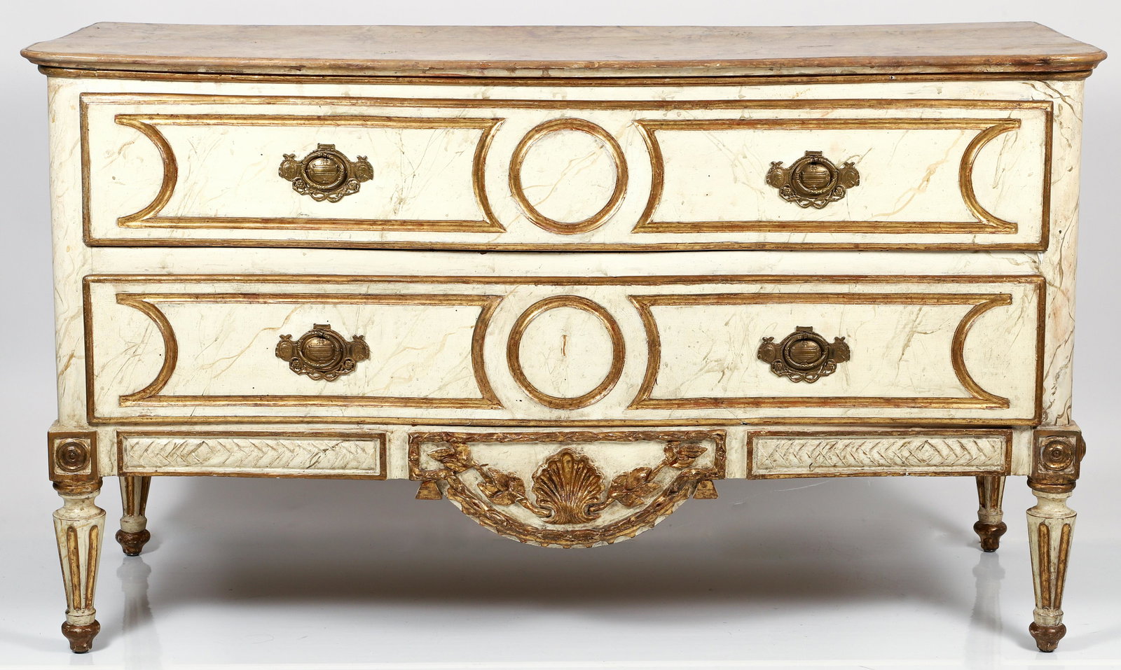 Antique Italian Painted Chest in Original Painted Finish, circa 1800 (1 of 9)