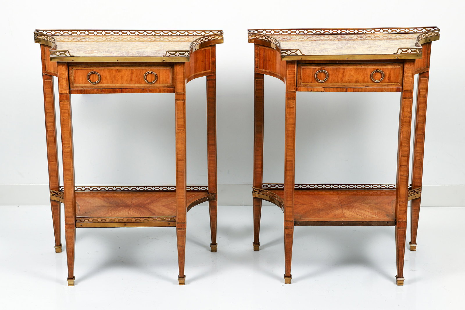 Pair of French Louis XV style Side Tables (1 of 8)