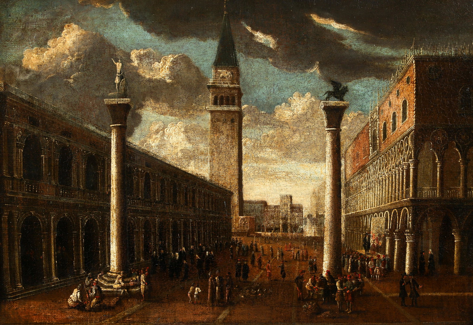 18th Century Italian School ptg. Palazzo di San Marco (1 of 3)