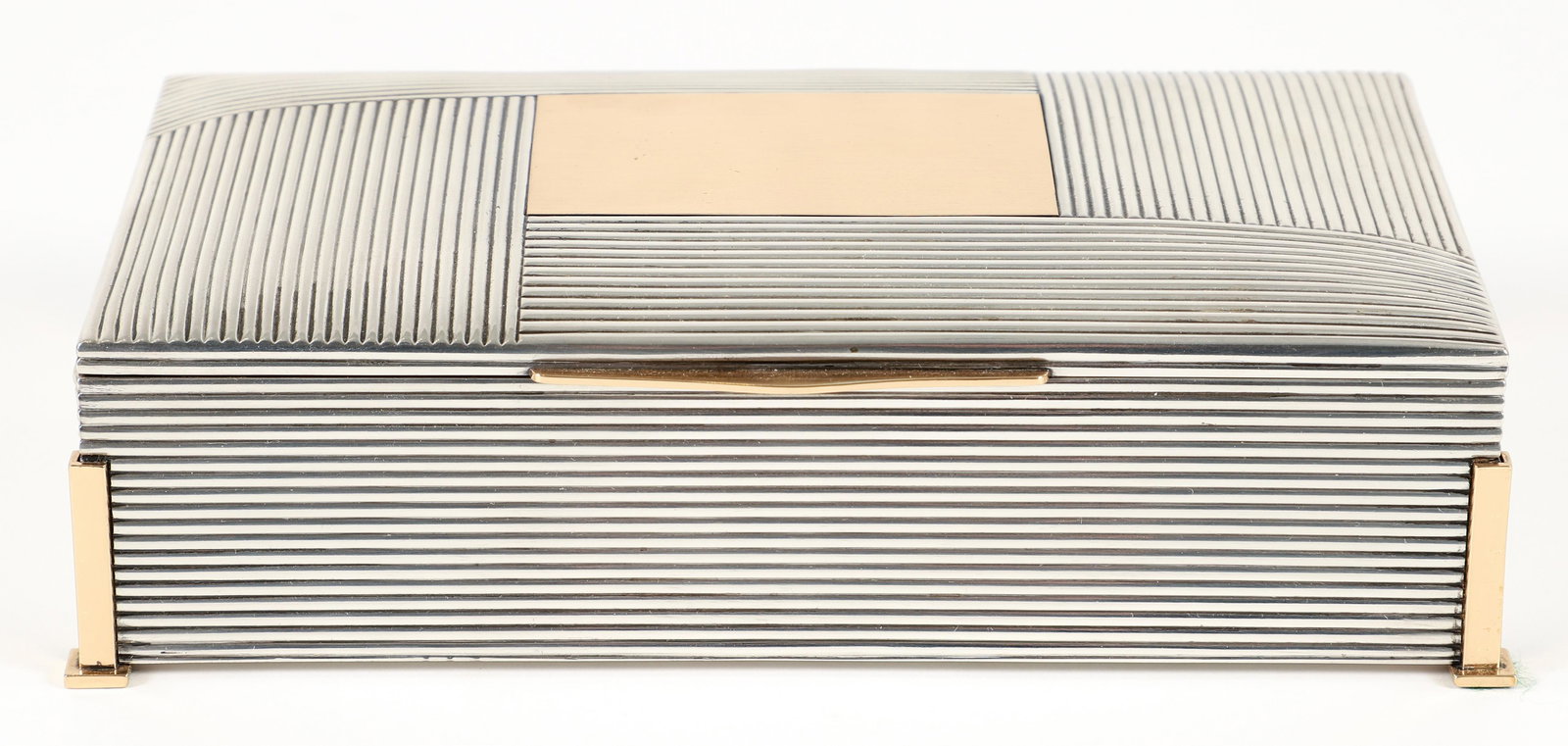 French Art Deco 950 silver Jewelry Box (1 of 7)