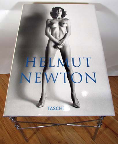Helmut Newton Sumo Book, 1999: Artist: Newton, Helmut with Philippe Starck stand Title: Sumo Book Date: 1999 Medium: Oversized photography book with original metal stand designed by Philippe Starck Dimensions: book: 28 x 20.5 x 3, 