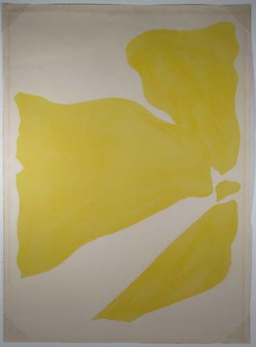 Jack Youngerman 1966 original lithograph: Artist: Youngerman, Jack (American, born 1926) Title: Blanc sur Jaune Date: 1966 Medium: lithograph Dimensions: 30 x 22.5 inches Edition: 32994 Signature: signed with initial and date