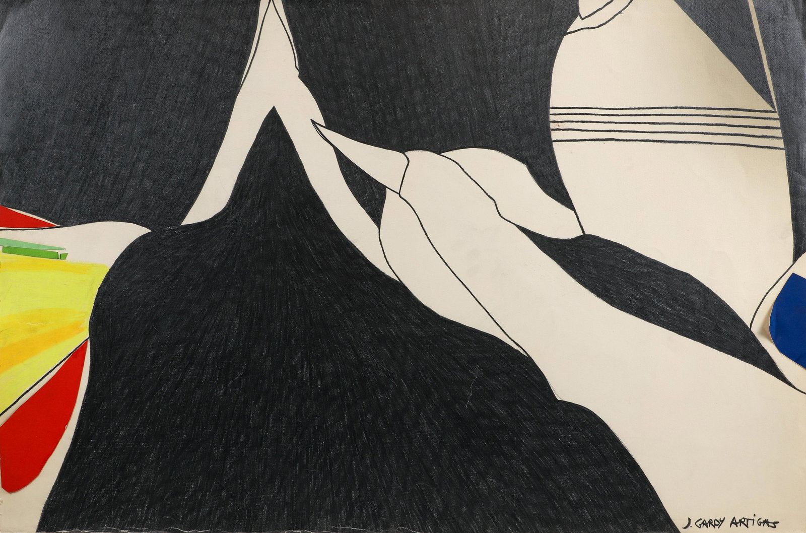 Joan Gardy Artigas Untitled collage drawing (1 of 4)