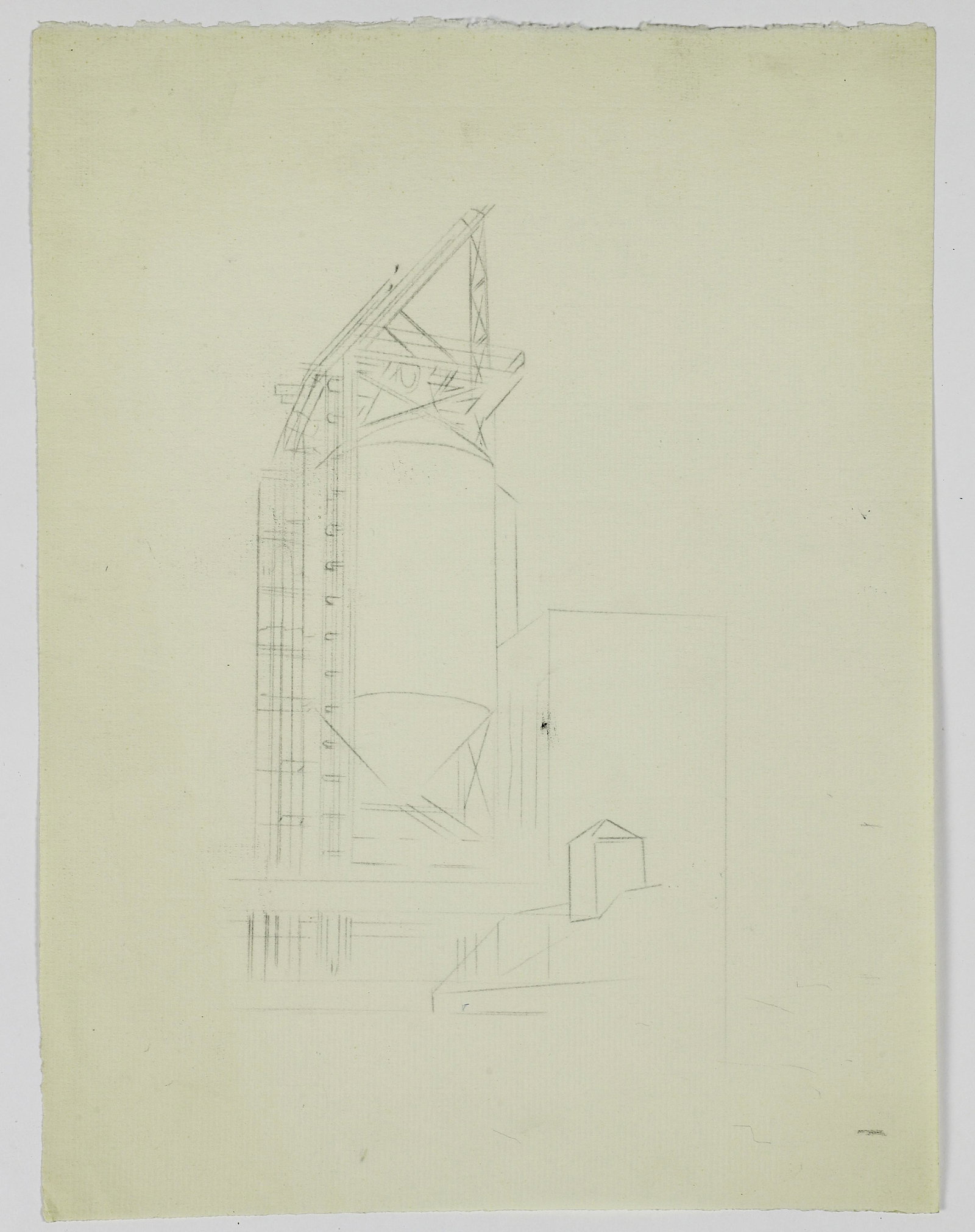 Louis Lozowick pencil study Tanks (1 of 2)