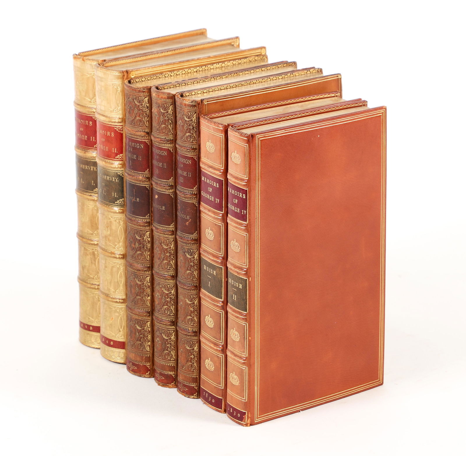 7 volumes in Full Leather Bindings King George Zaehnsdorf (1 of 16)