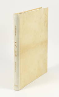 Oskar Kokoschka King Lear Ganymed Press Signed: Kokoschka, Oskar (illustrated by), Shakespeare, King Lear, number 151 of 275 copies, signed in pencil by the artist on the limitation page, 1963, Ganymed Original Editions, London, hardcover, folio, i