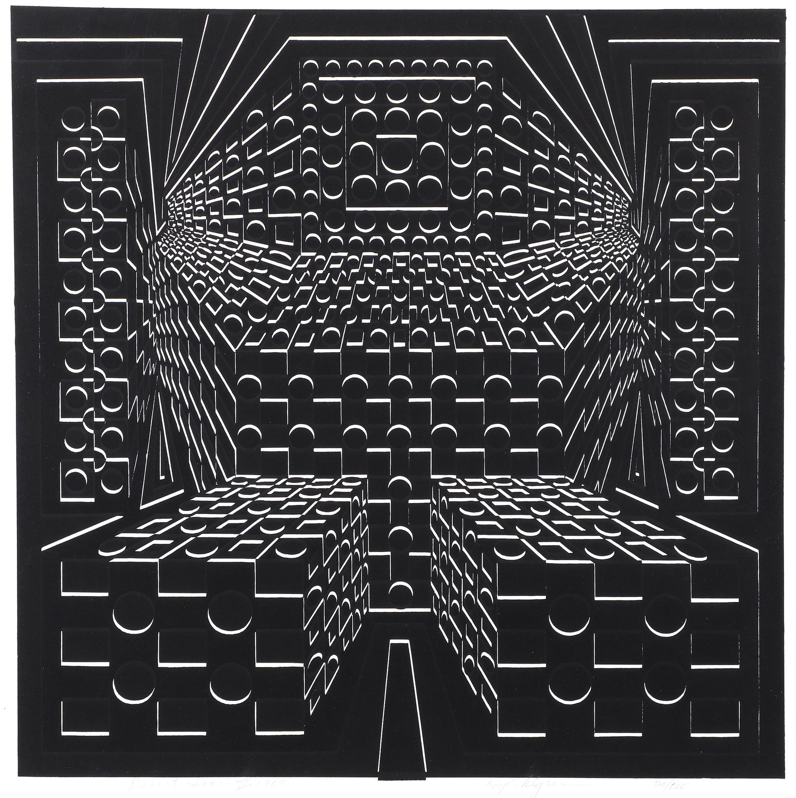 Roy Ahlgren Signed Serigraph Desert Icon VI 1969 (1 of 5)