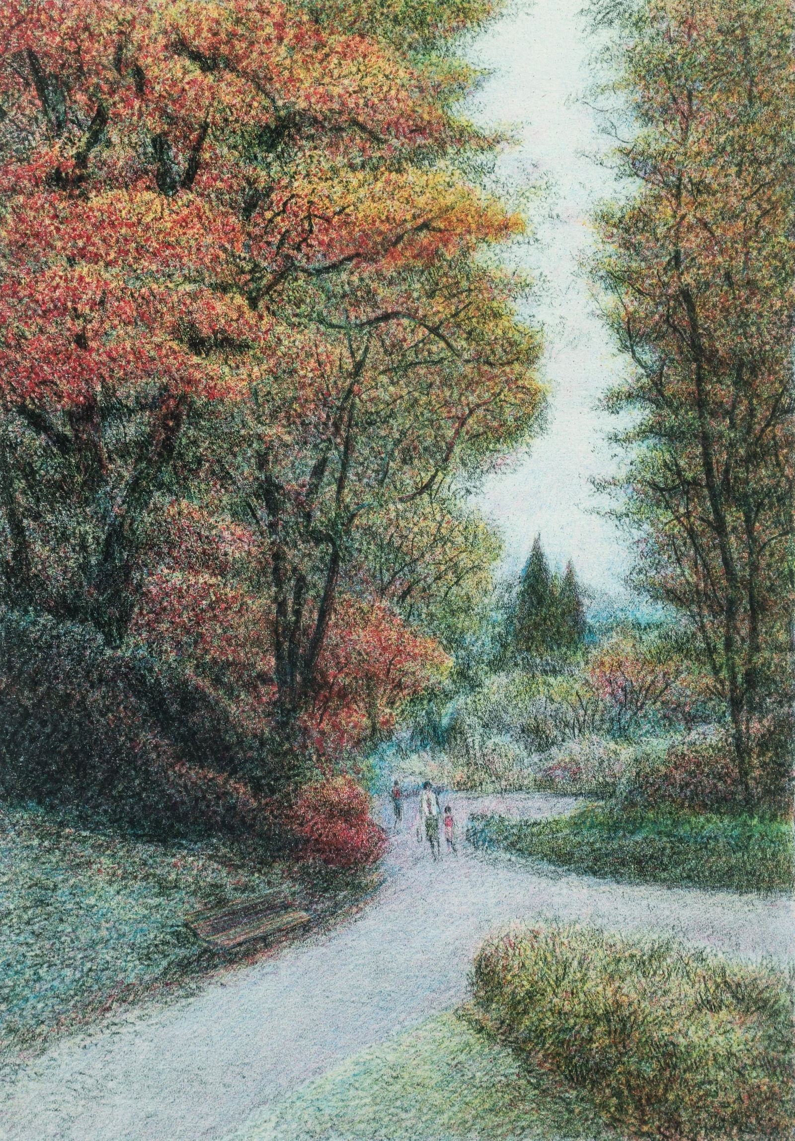 Harold Altman Path II 1993 Color Lithograph (1 of 5)