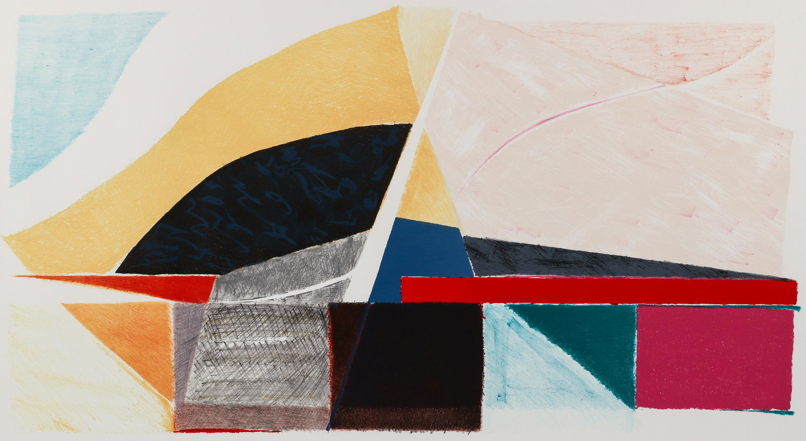 Susan Crile Expansion 1981 Signed Lithograph (1 of 5)