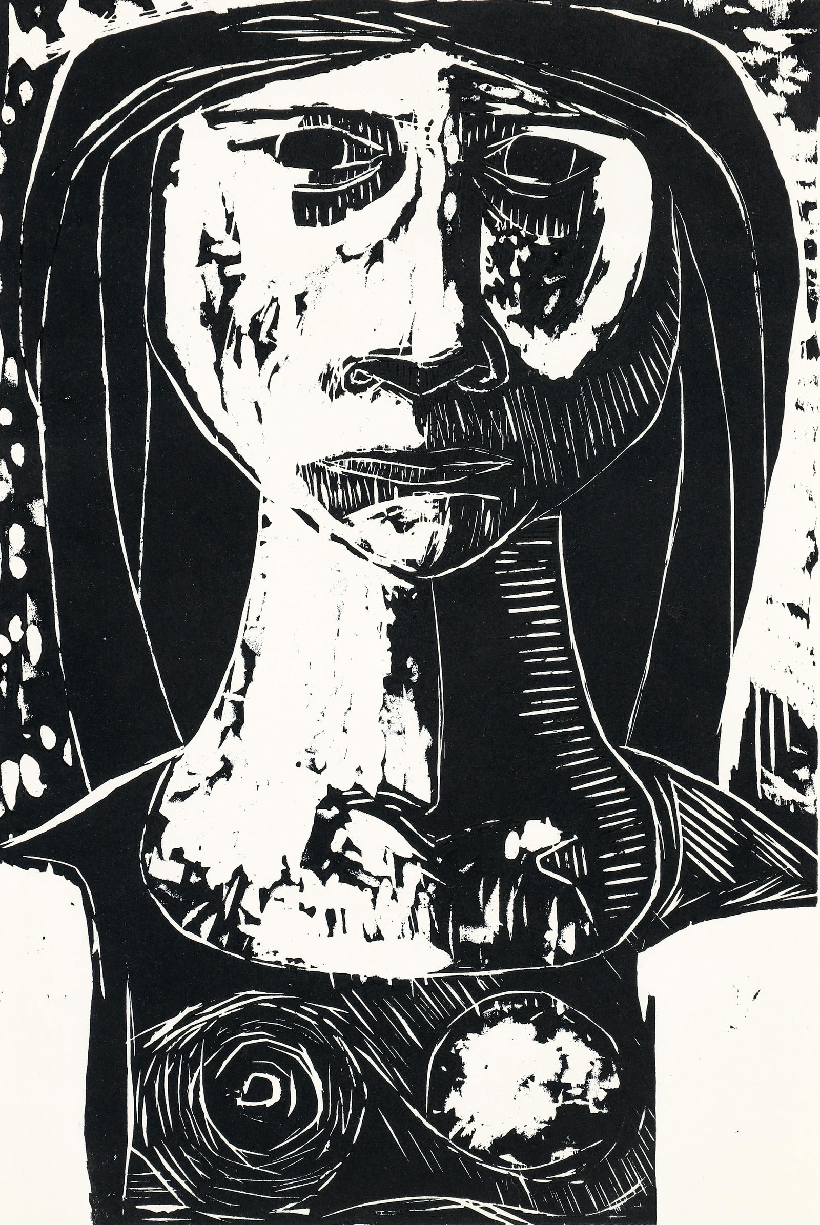 Juana Elena Diz Signed Print 1961 from Espartaco Portfolio (1 of 5)