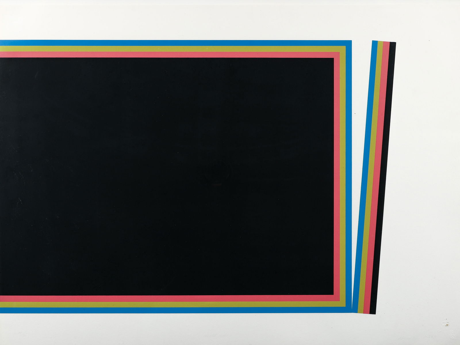 Charles Hinman 1968 orig serigraph Night Rider (1 of 5)