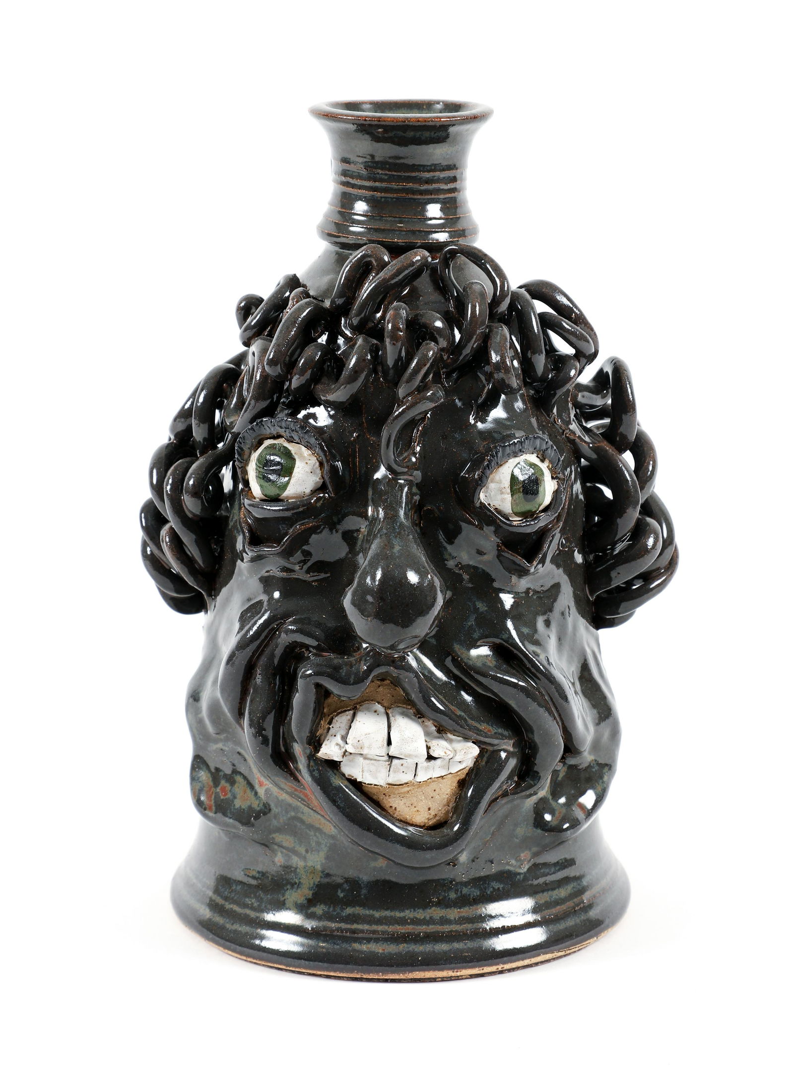 Caroline Thomas Curly Haired Face Jug (1 of 6)