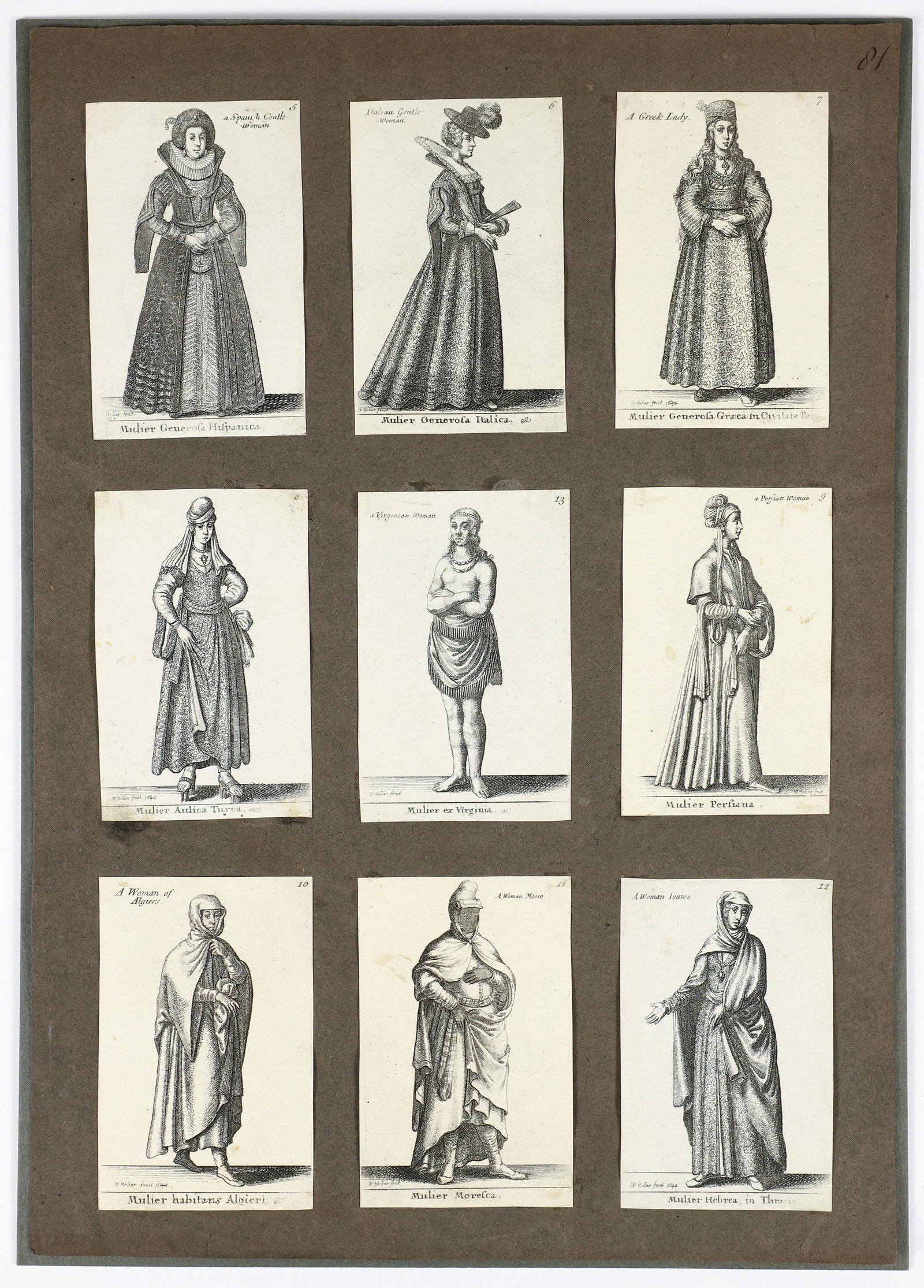 Wenceslaus Hollar Various Nationalities Women's Clothing (1 of 5)