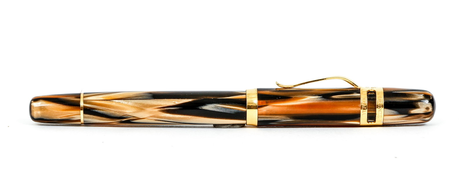 Visconti Firenze Italia Ragtime Fountain Pen: Visconti Firenze Italia Ragtime cinnabar fountain pen with a 110.24 medium point and 18K gold nib.