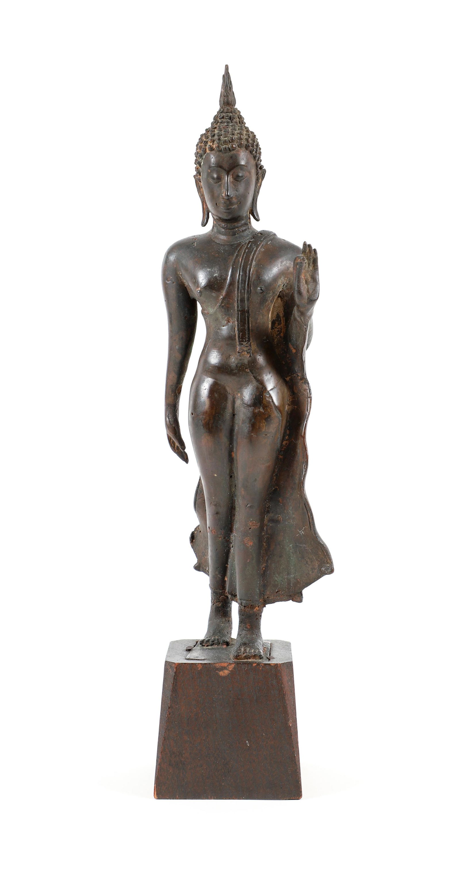 Southeast Asian Buddha Striding with a Flowing Cape (1 of 6)