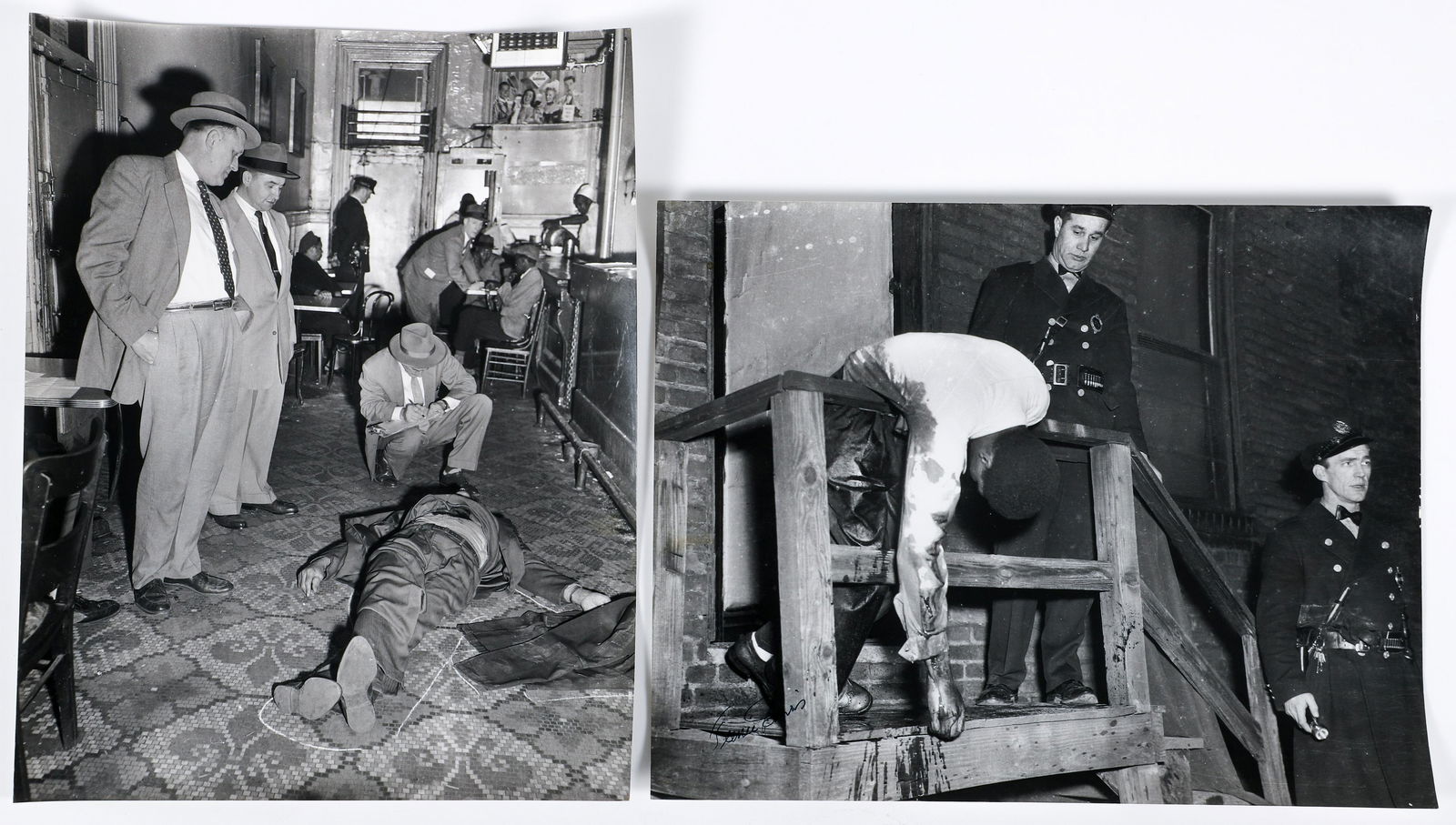 Two Teenie Harris Crime Scene Photographs (1 of 6)