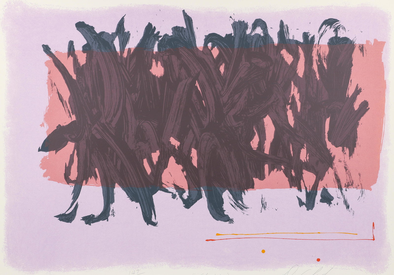 Dan Christensen Shanidar Orig Screenprint Signed (1 of 6)