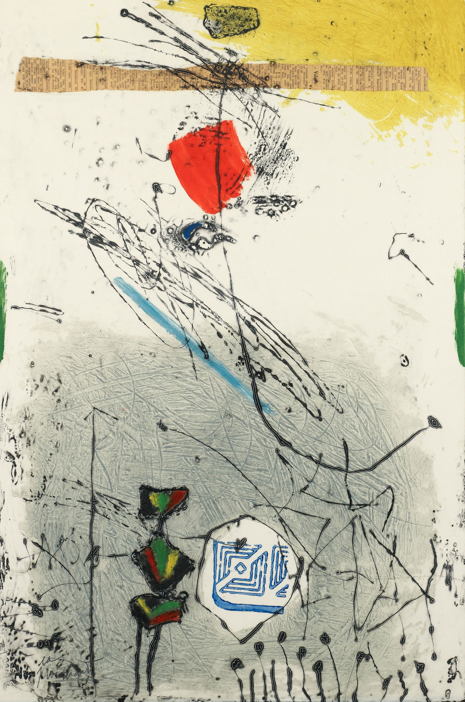 James Coignard carborundum etching Figure in The Sun (1 of 4)