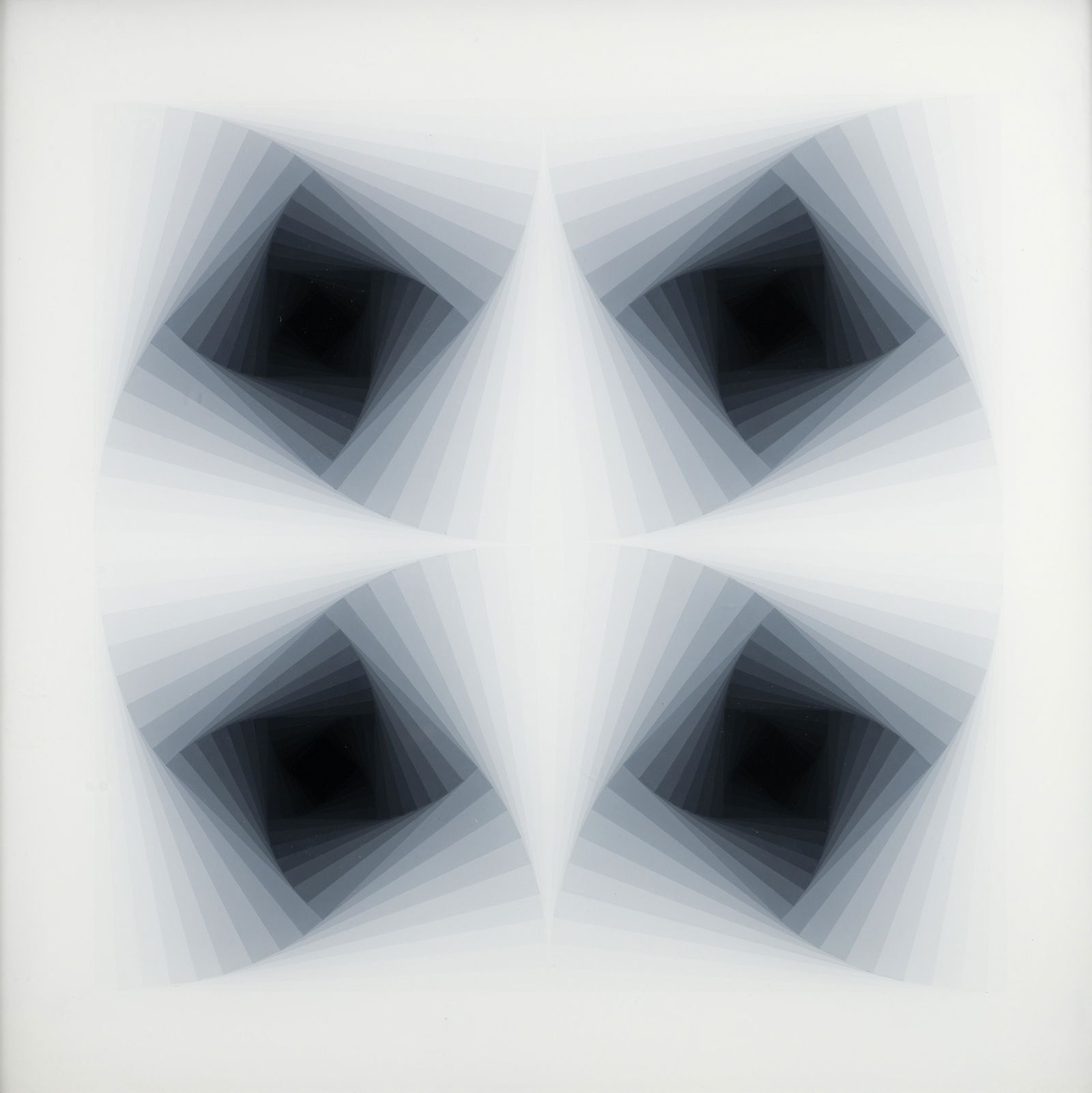 Betty Slaney reverse plexi ptg. White Levels II (1 of 3)