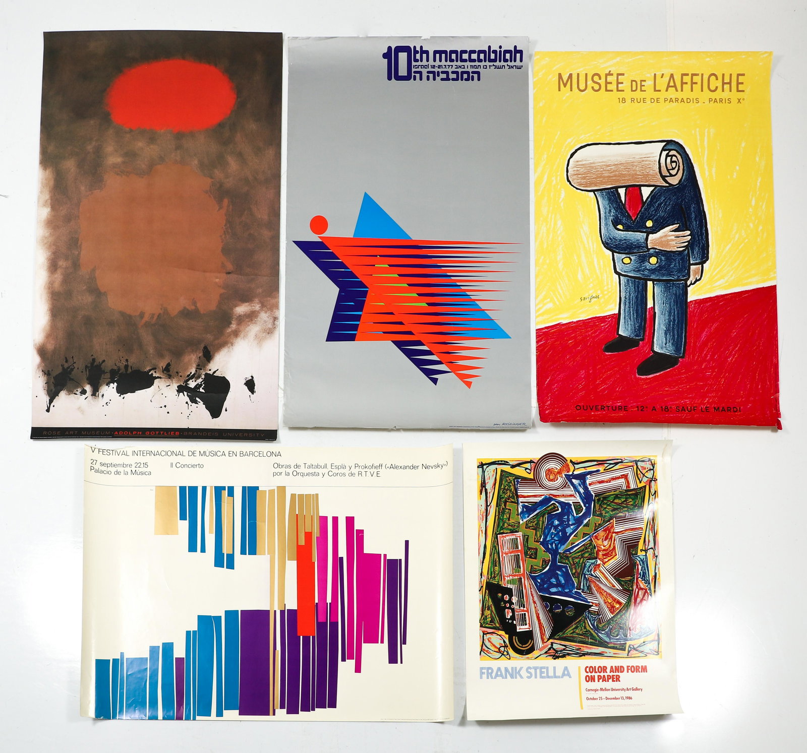 Group of Five Various Exhibition and Event Posters (1 of 16)