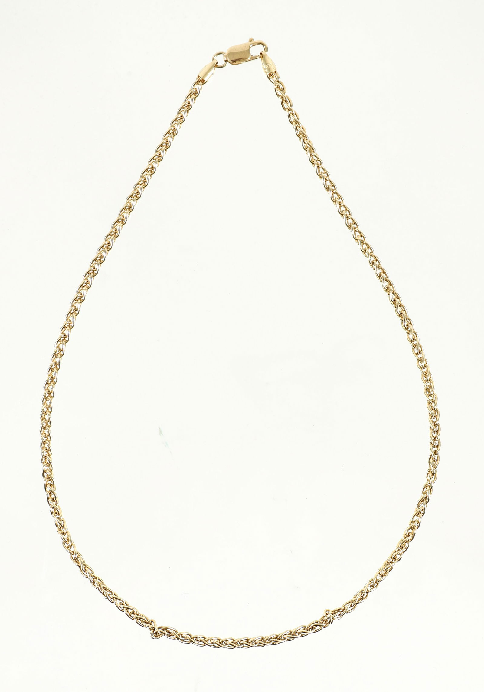 18K Gold Spiga Chain Necklace (1 of 3)