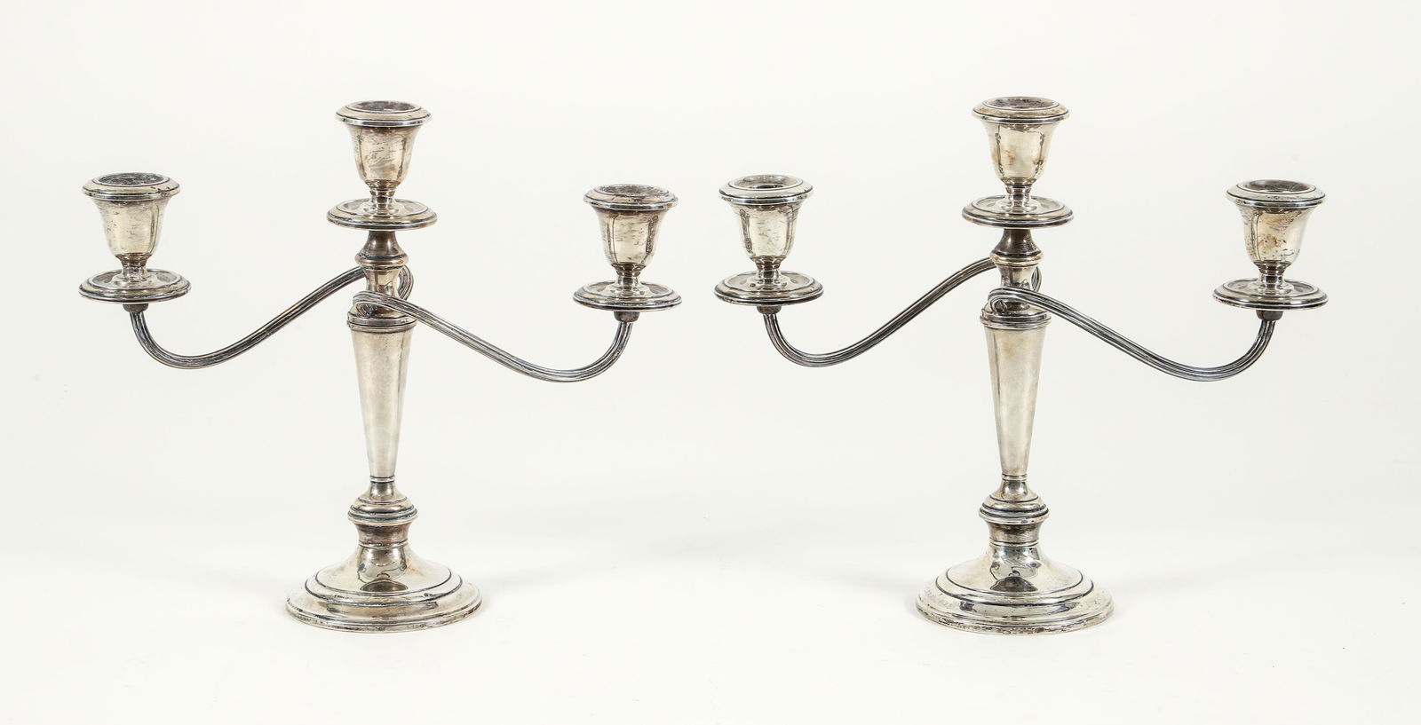 Pair of Weighted Sterling Silver Gorham Candelabra (1 of 4)