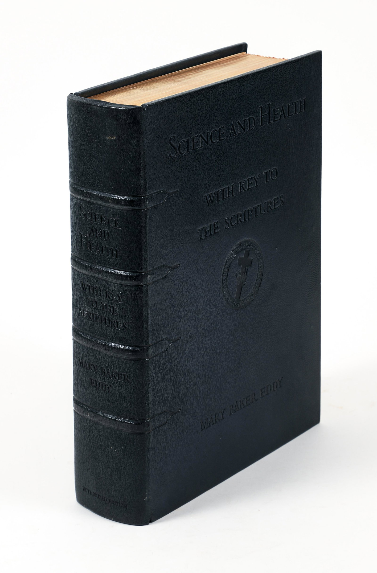 Mary Baker Eddy Science and Health Subscription Ed: Eddy, Mary Baker, Science and Health: With Key to the Scriptures, 1941, the famous Subscription Edition, hardcover, large, thick 4to., in full navy morocco, printed in black and red, limited to 1,026 