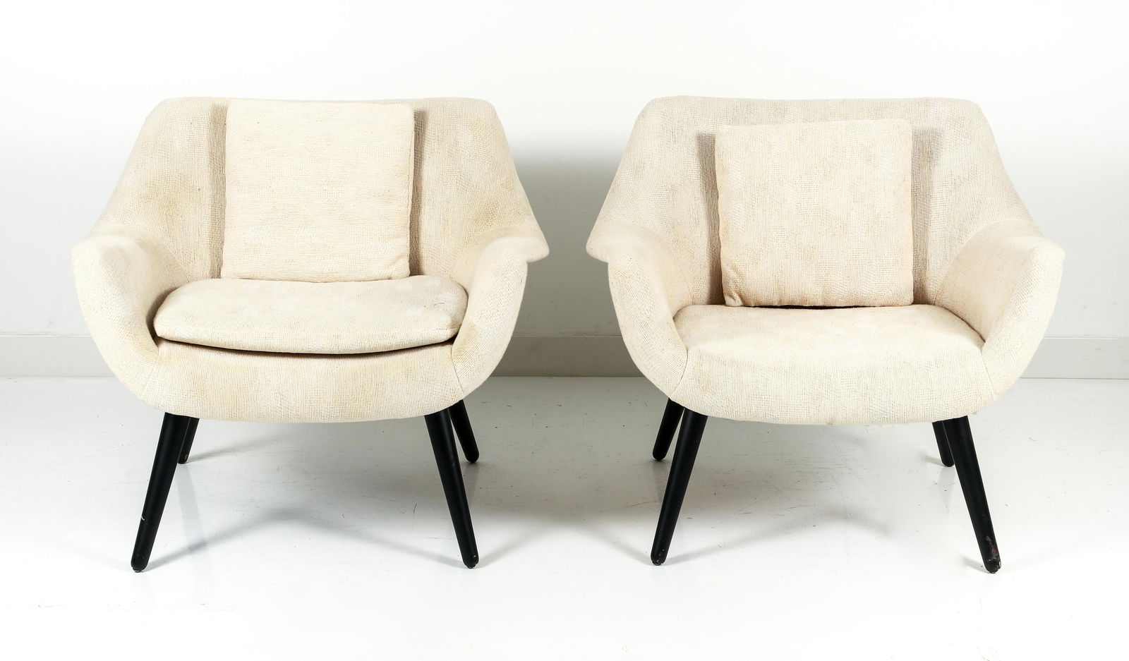 Pair of Lawrence Peabody for Selig Lounge Chairs MCM (1 of 6)