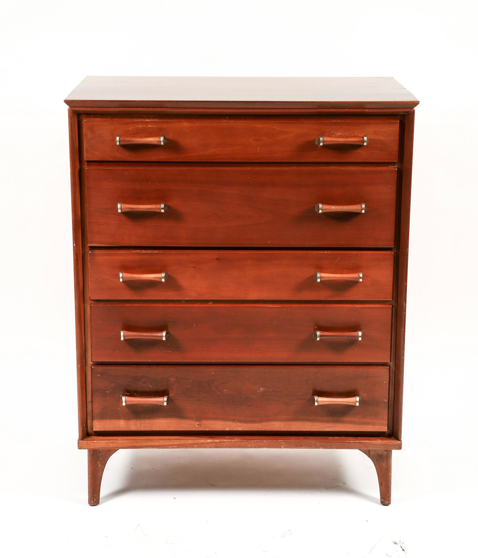 Statton Furniture MCM 5 Drawer Cherry Chest (1 of 9)