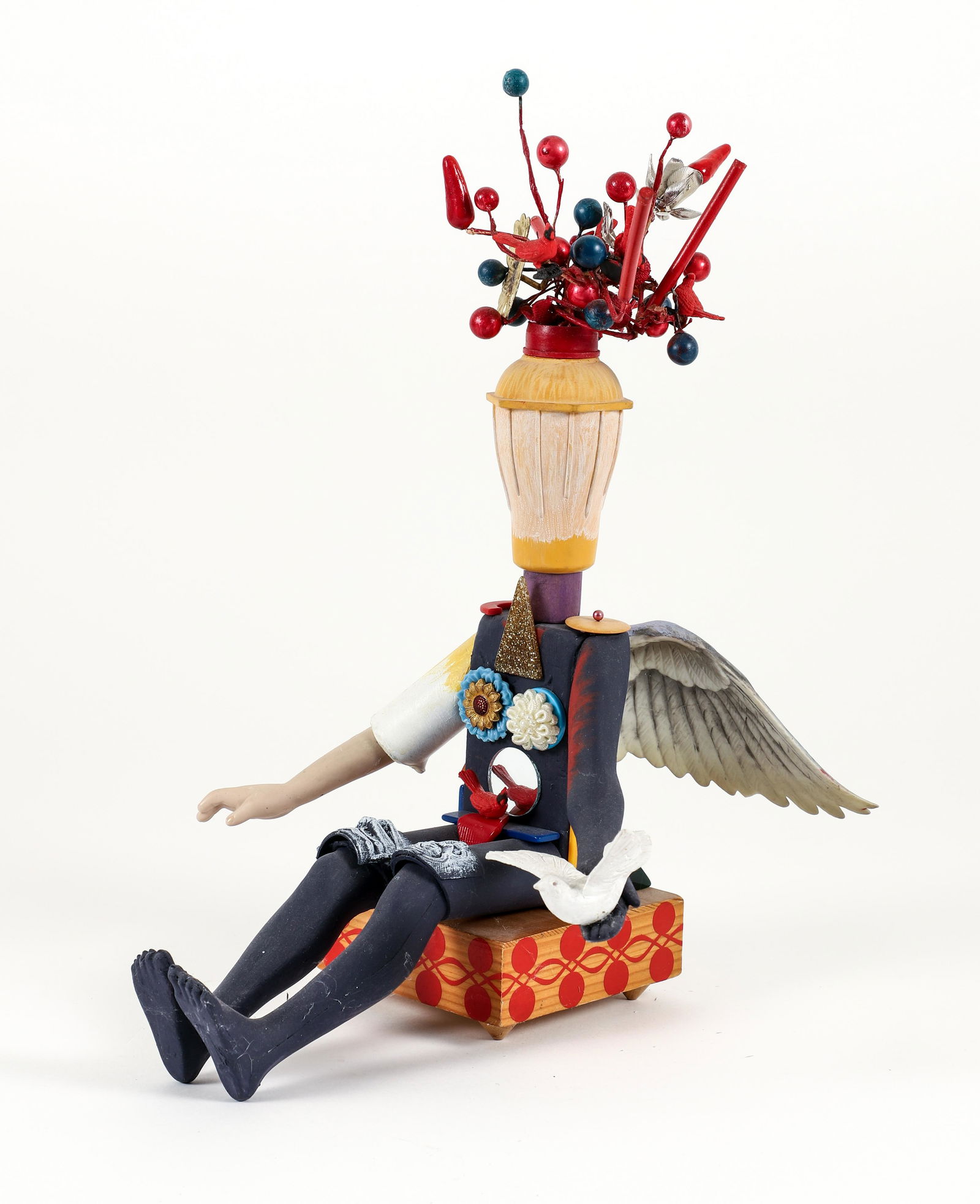 Nick Bubash One Winged Angel Found Objects Sculpture (1 of 6)