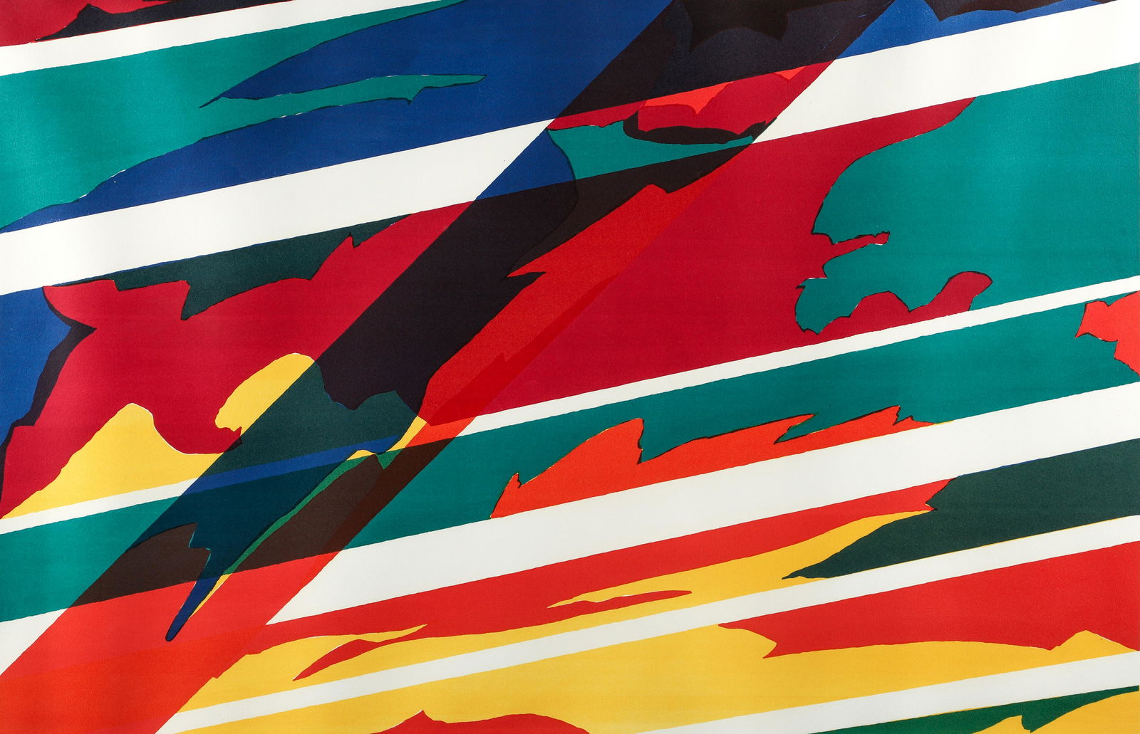 Piero Dorazio 1970 original lithograph Untitled XXVI (1 of 5)