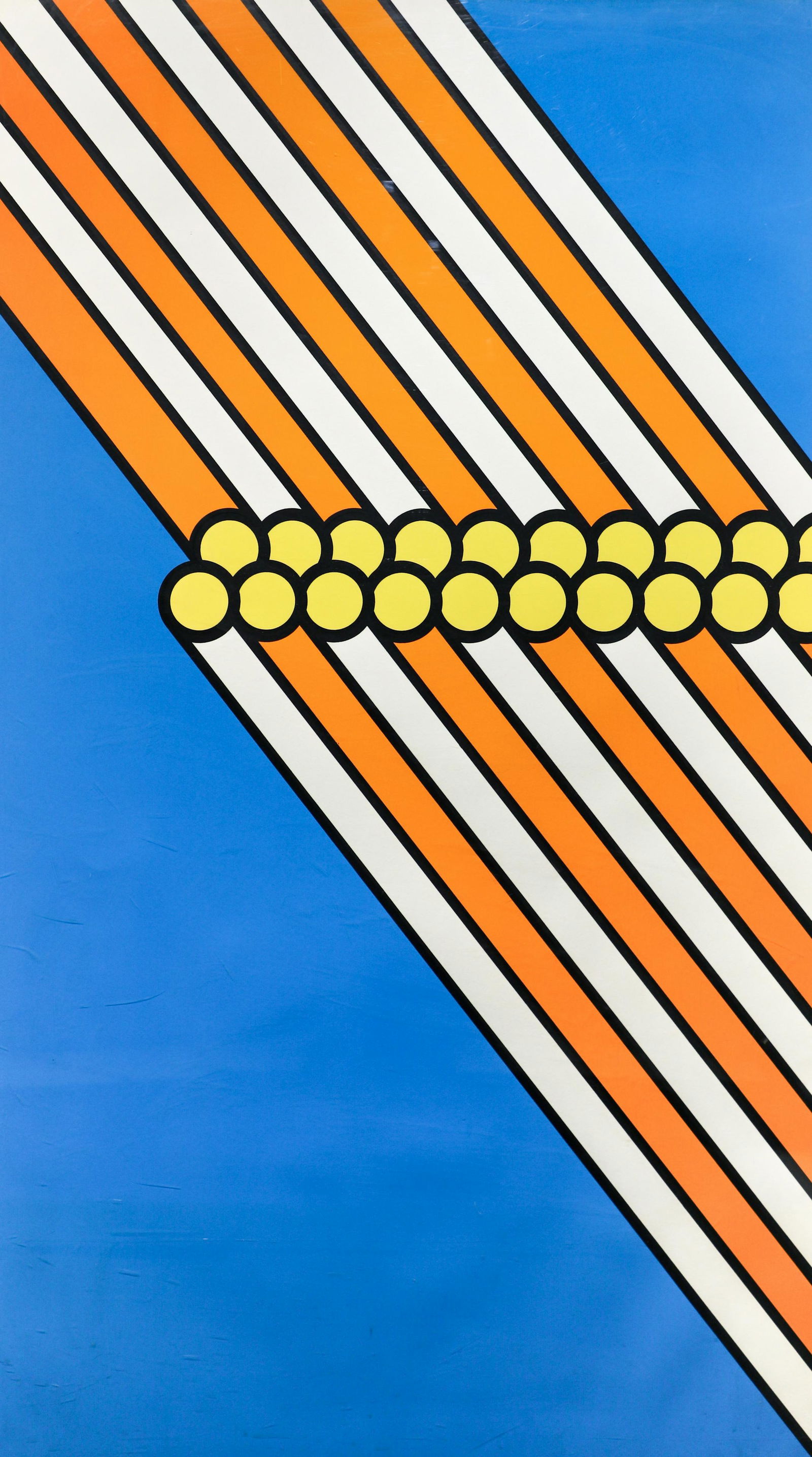 Nicholas Krushenick Lincoln Center Screenprint 1968 (1 of 4)