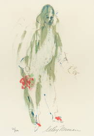 LeRoy Neiman 1972 signed lithograph Pierrot (1 of 5)