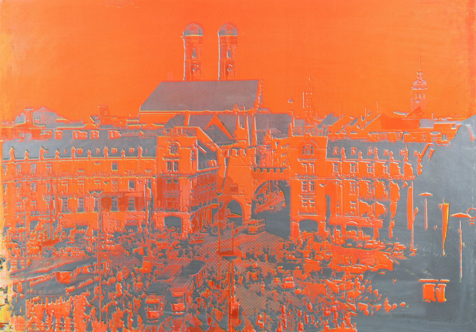 Dieter Roth Munchen 1971 variable edition screenprint (1 of 4)