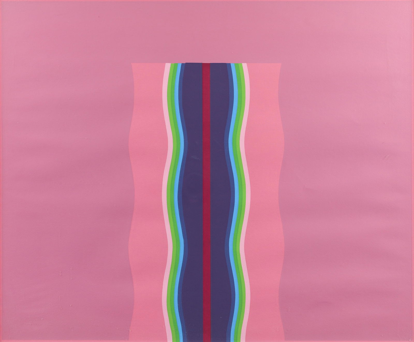 Gordon Appelbe Smith 1970 serigraph Divided Mauve (1 of 6)