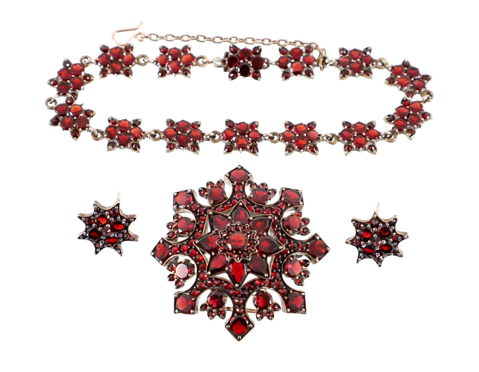 Antique Garnet Jewelry Set (1 of 8)