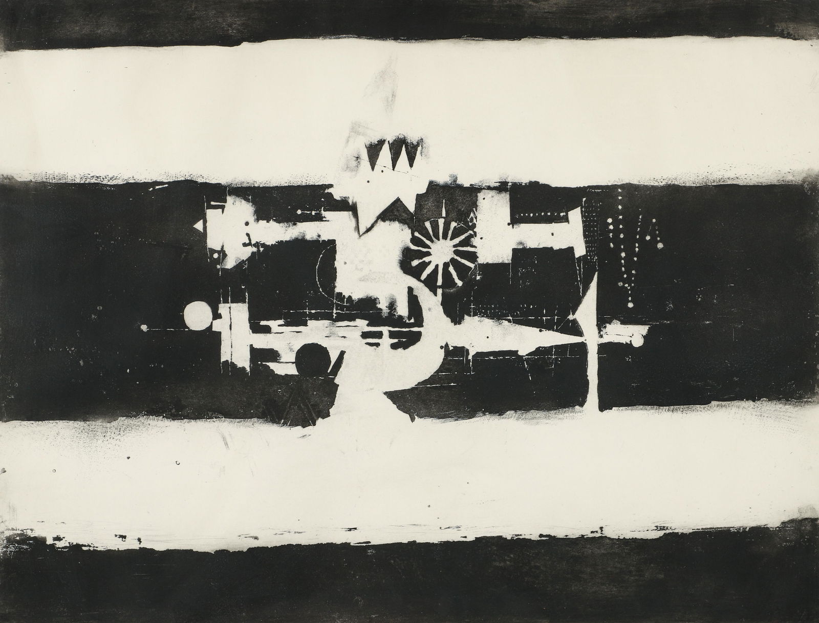 Johnny Friedlaender Abstract Etching  and Aquatint (1 of 5)