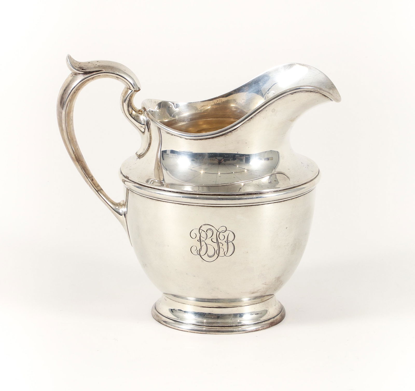 Gorham 4.5 Pint Monogrammed Sterling Silver Pitcher (1 of 4)
